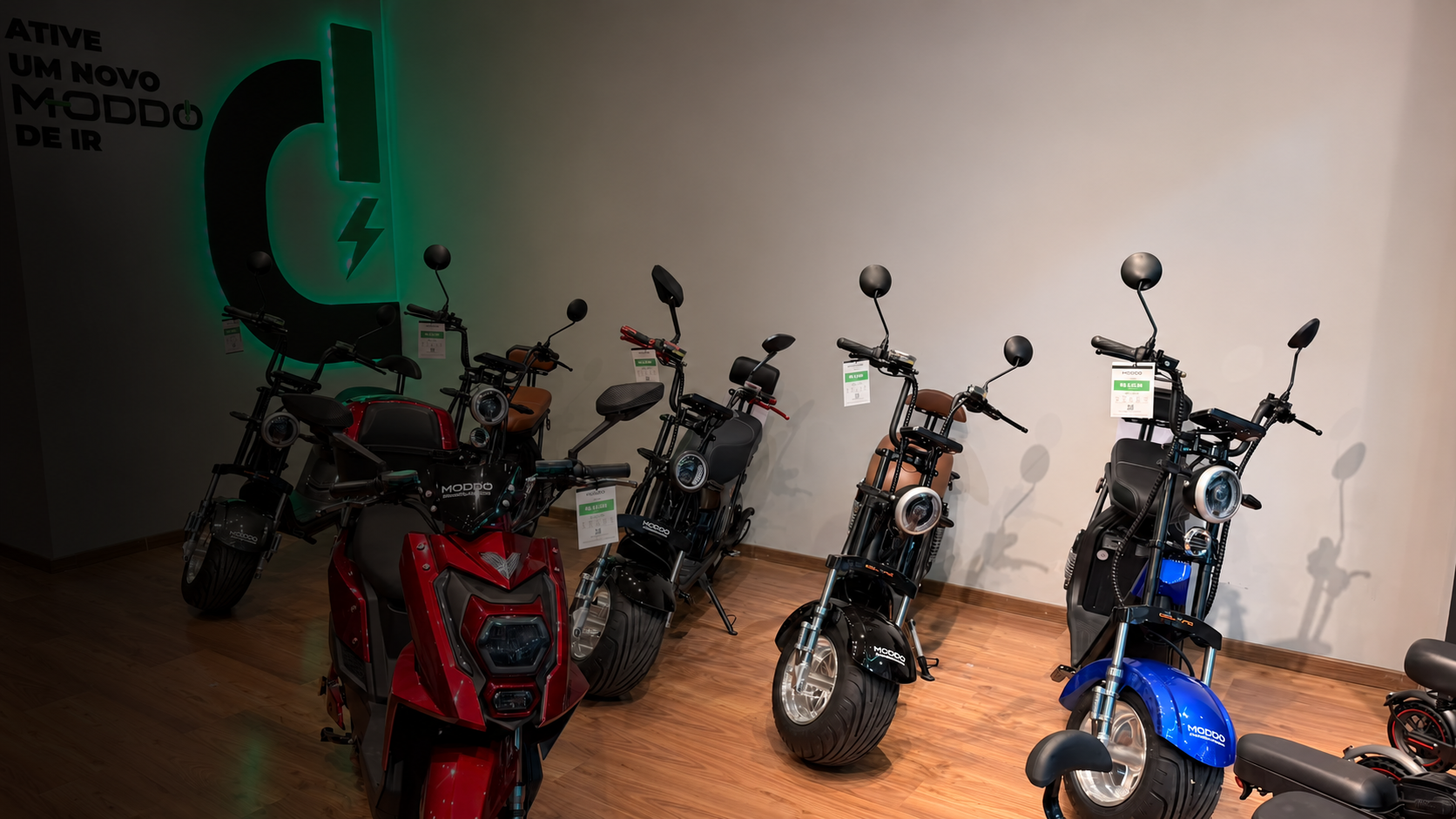 MODDO X12 na loja em Resende, pronta para Test Ride